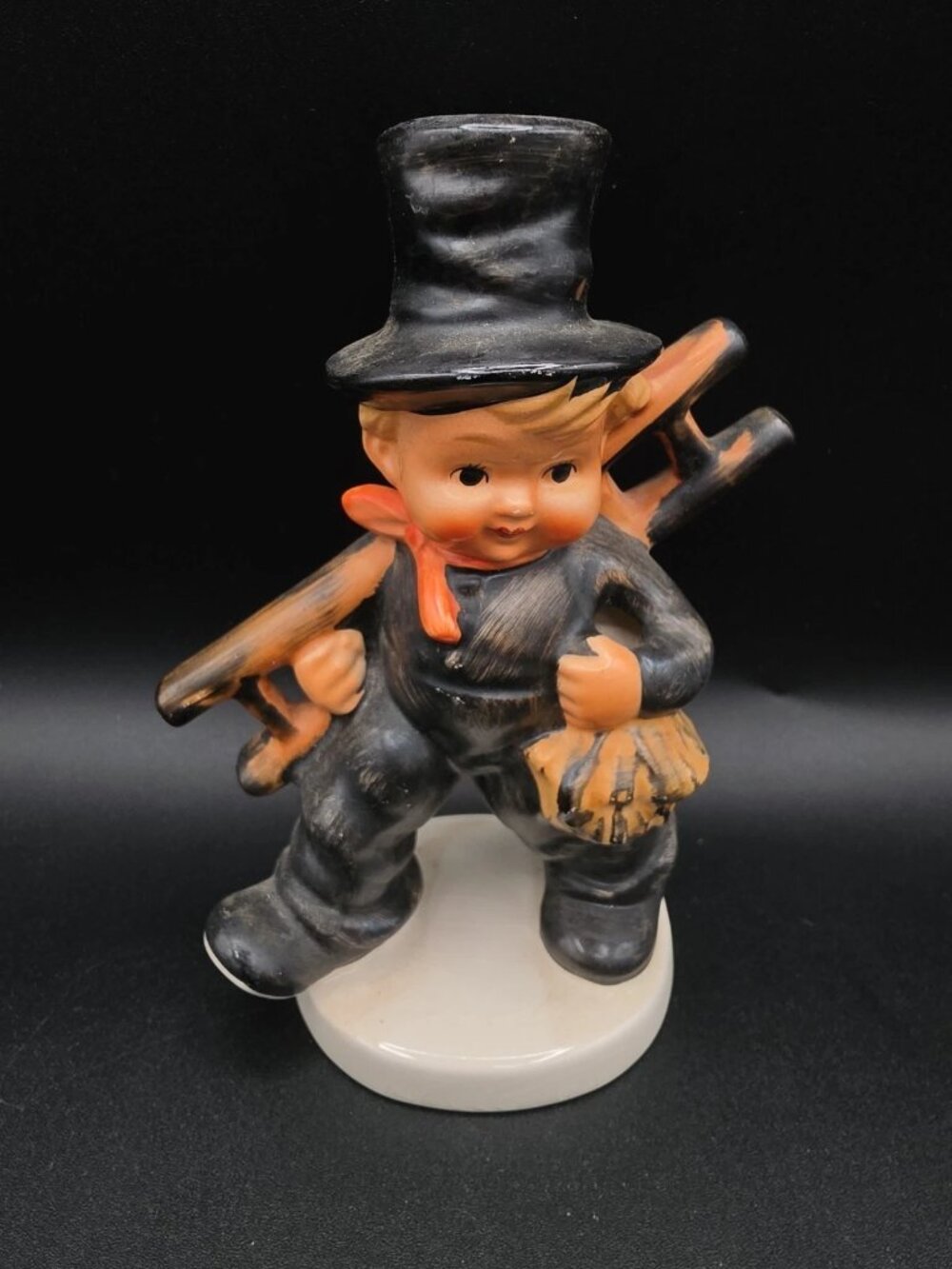 Goebel Hummel Figurine Chimney Sweep With Ladder W. Germany